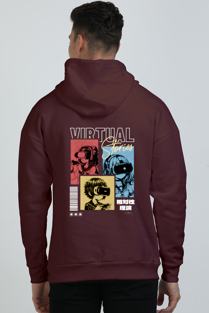 Your Reality Maroon Hoodie for Men - Stylish Maroon Hoodie for Men for Comfortable Fashion