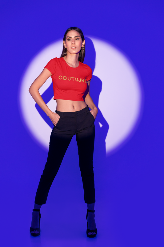 Le Crépuscule Carmin Crop Top