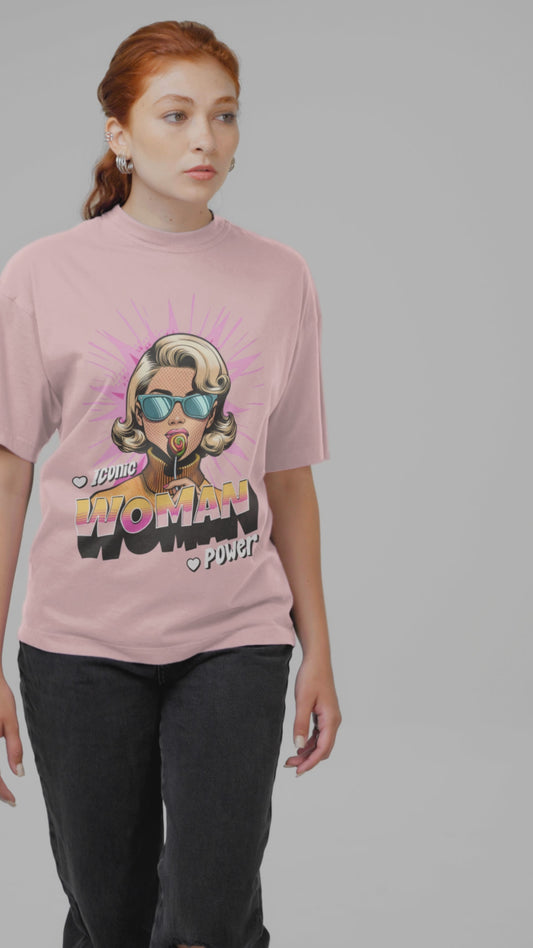 "Blush Serenity" Oversized T-Shirt
