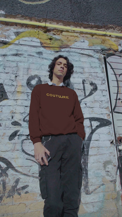 Crimson Legacy Sweatshirt - Signature Collection by COUTUURE