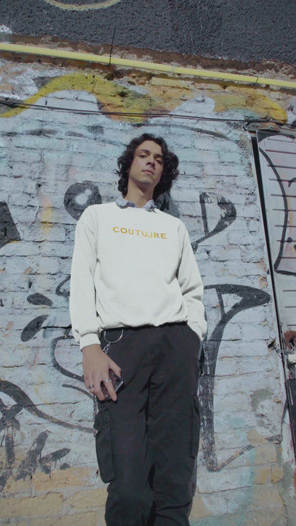 "Pure Essence" White Sweatshirt — Signature Collection by Coutuure