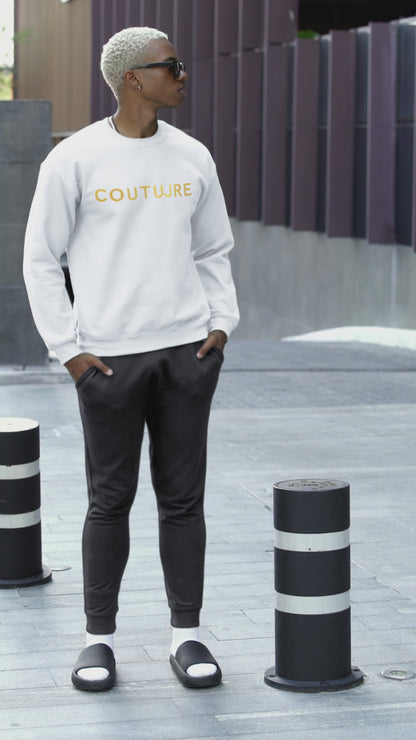"Pure Essence" White Sweatshirt — Signature Collection by Coutuure