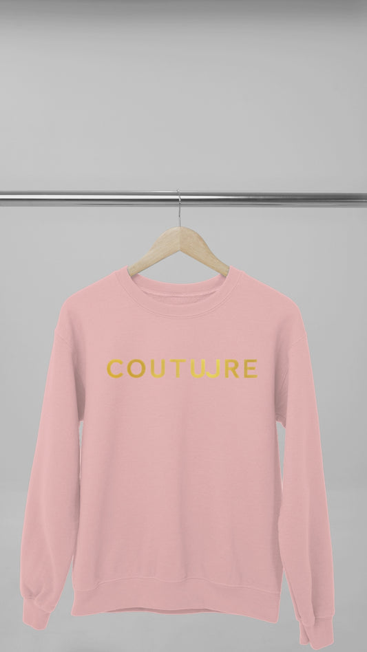 "Blush Valor" Sweatshirt — Signature Collection by COUTUURE