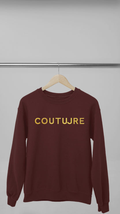 Crimson Legacy Sweatshirt - Signature Collection by COUTUURE