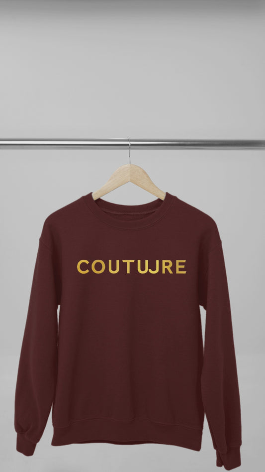 "Crimson Legacy" Sweatshirt — Signature Collection by COUTUURE
