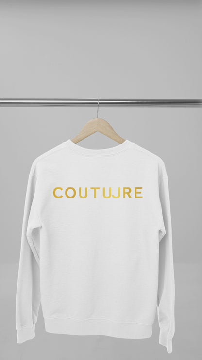 "Pure Essence" White Sweatshirt — Signature Collection by Coutuure