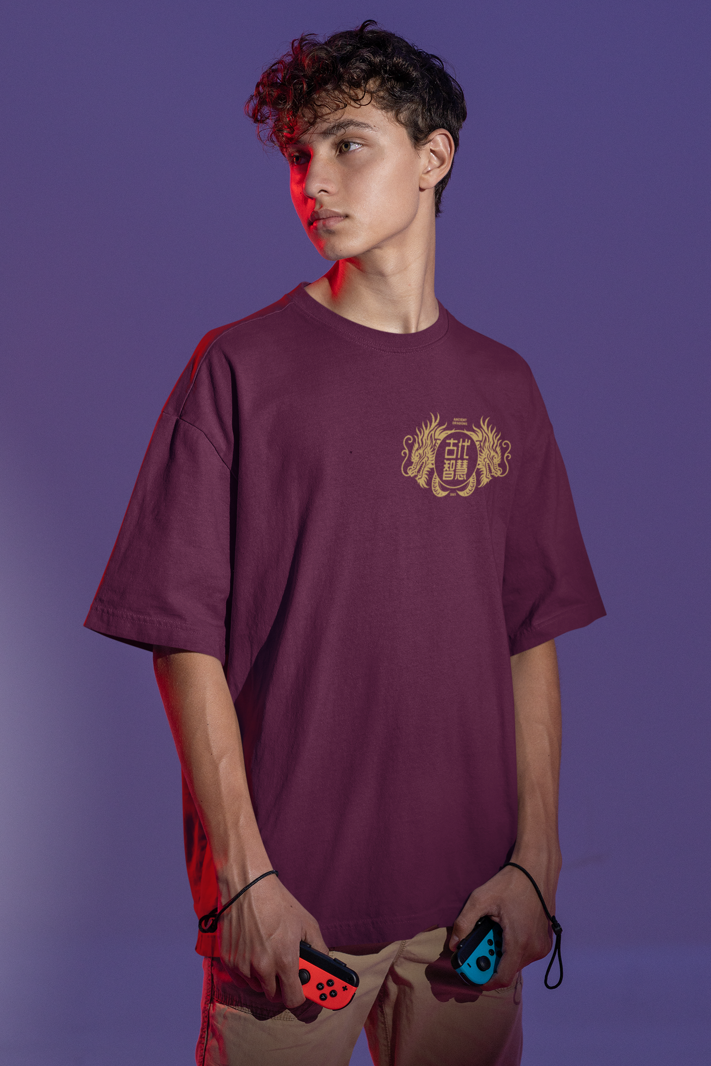 "Dragon's Fury" Oversized T-Shirt